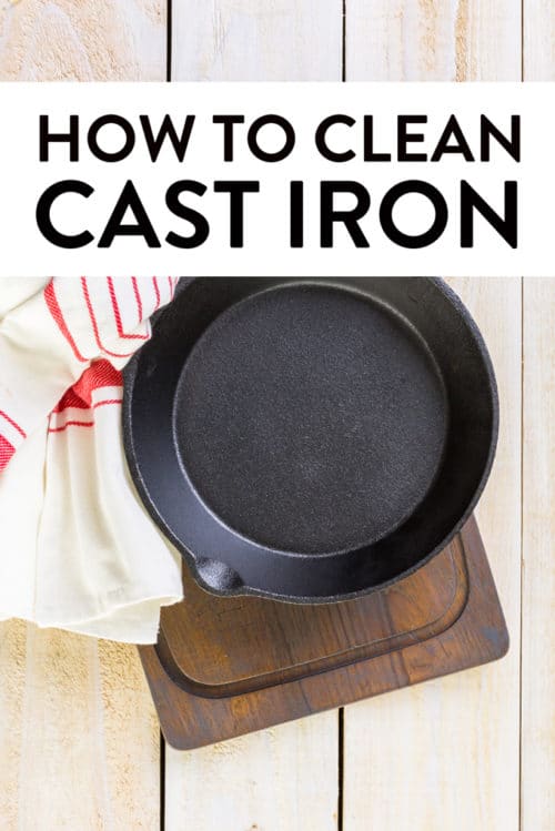 how to clean cast iron