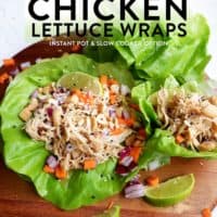slow cooker chicken lettuce wraps recipe