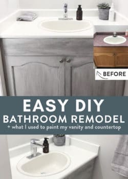 EASY DIY Bathroom Remodel