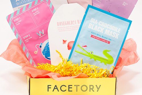 Face mask beauty box