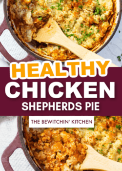 healthy chicken shepherds pie