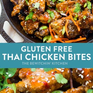 DElicious gluten free thai chicken bites