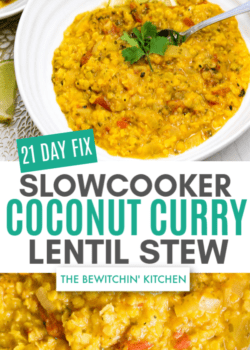 21 Day Fix Coconut Curry Lentil Soup