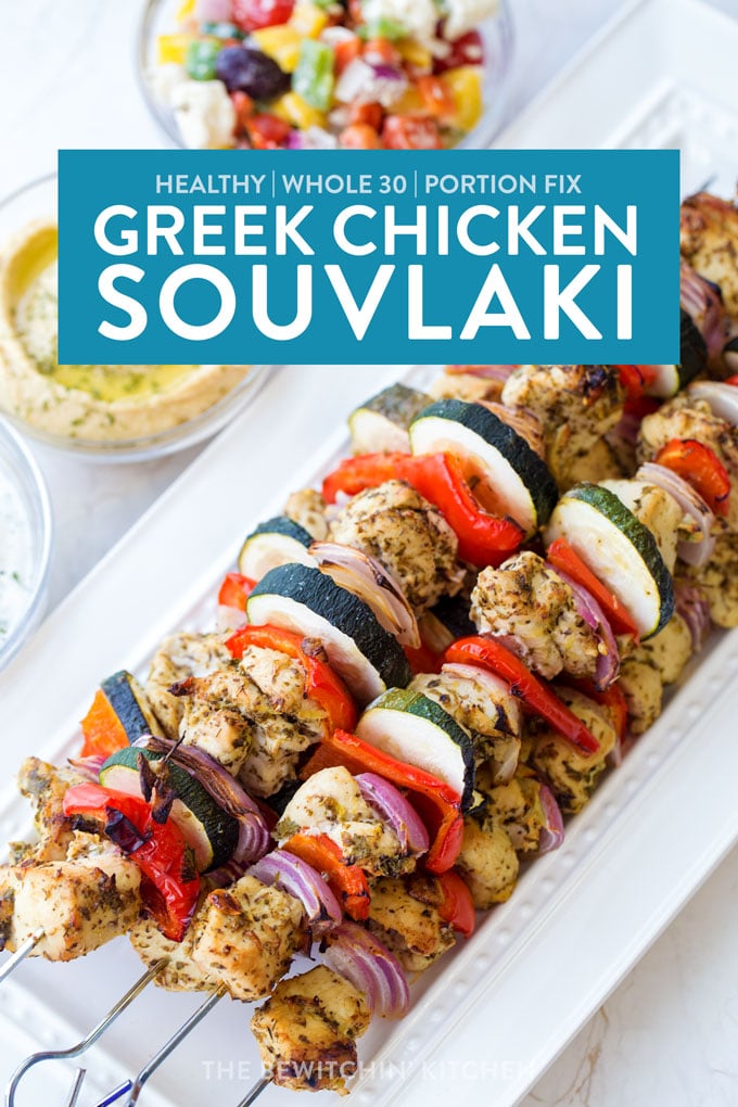 Greek Chicken Souvlaki | The Bewitchin' Kitchen