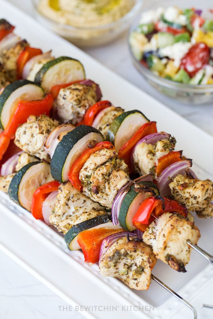 healthy bbq chicken kebabs