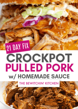 21 Day Fix Crockpot Pulled Pork