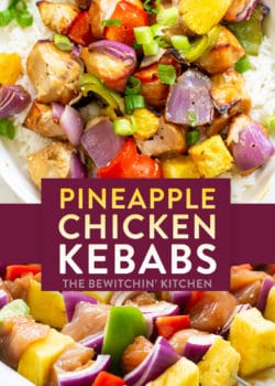 pineapple chicken skewers recipe