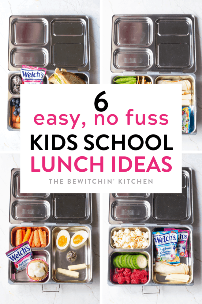 easy school lunch ideas that are No Fuss and no effort