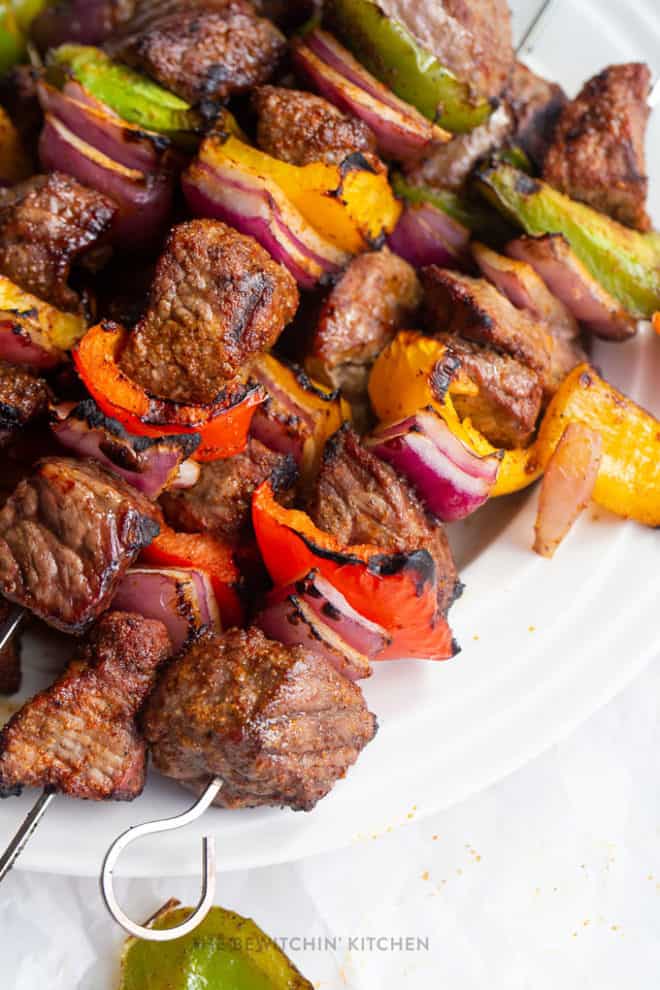 fajita beef kebabs