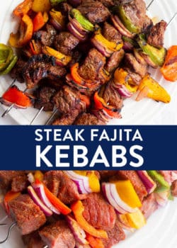 fajita steak kebabs