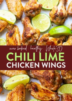 healthy whole30 chili lime chicken wings recipe