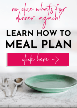 empty dishes, learn how to meal plan