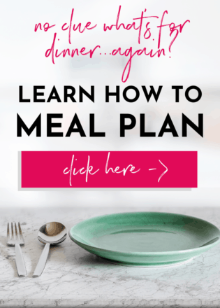 empty dishes, learn how to meal plan