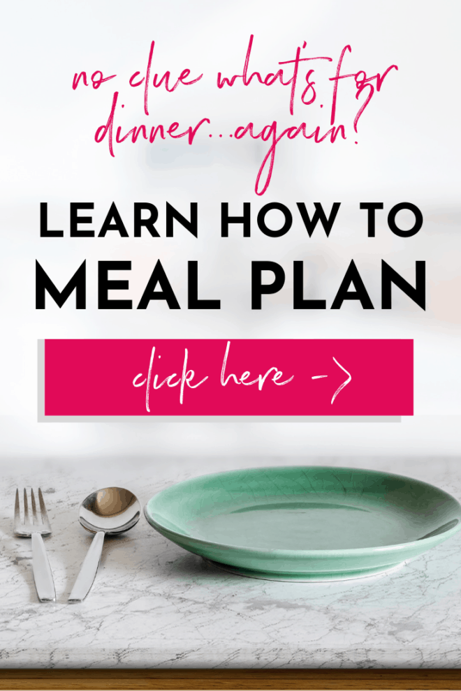 empty dishes, learn how to meal plan