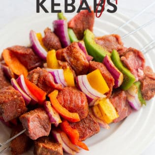 steak fajita kebabs