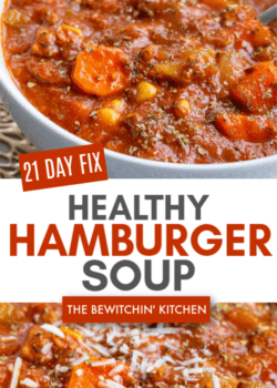 21 day fix hamburger soup