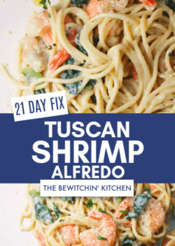 21 Day Fix Tuscan Shrimp Alfredo