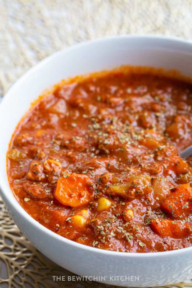 gluten free hamburger soup