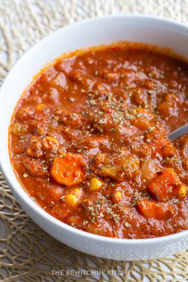 easy hamburger soup