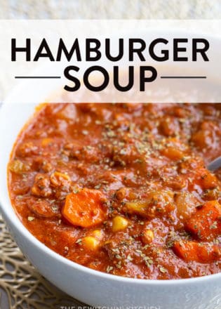healthy hamburger soup recipe