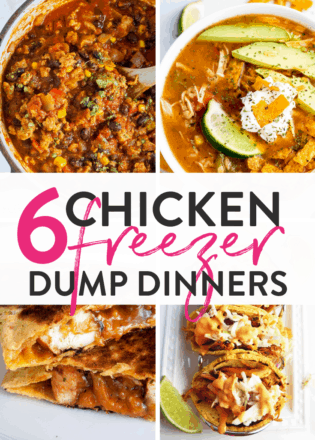 6 chicken freezer dump dinners