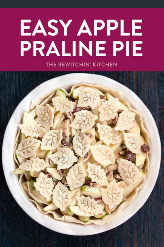 easy apple praline pie