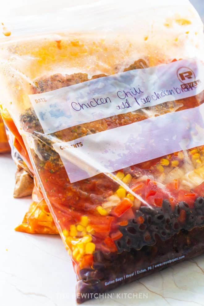 freezer dinner ideas in a ziploc bag