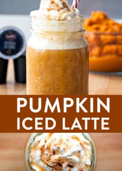 pumpkin iced latte recipe