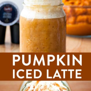 pumpkin iced latte recipe