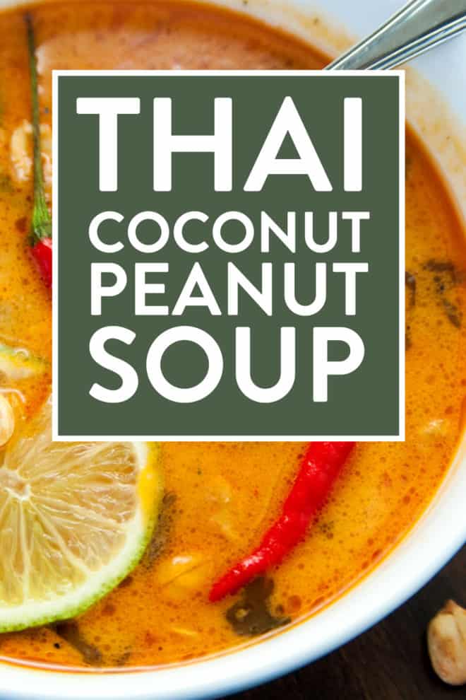 thai coconut peanut soup