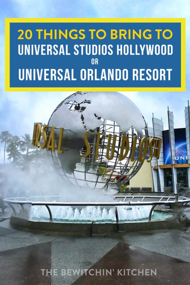 what to pack for universal studios