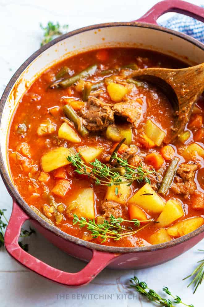 pot roast soup made with leftover roast beef dinner