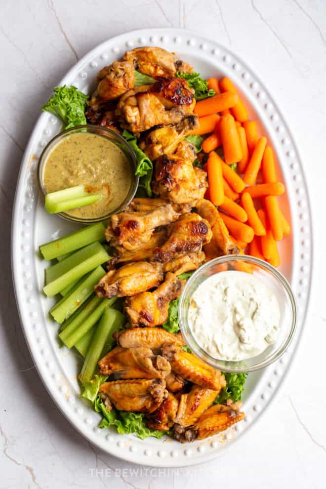 easy healthy hot wings