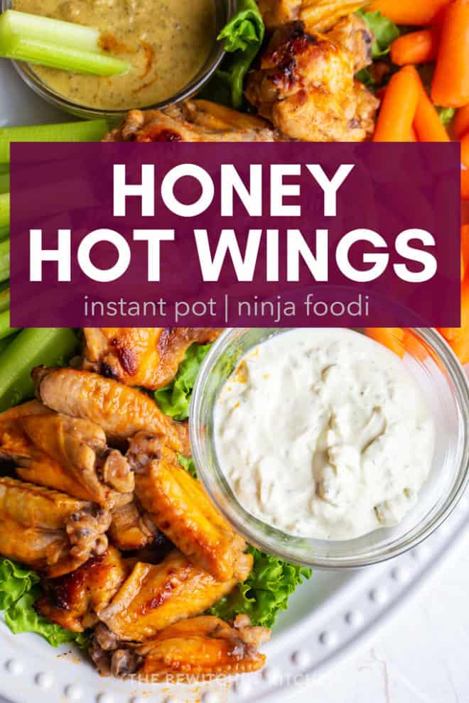 slow cooker honey hot wings