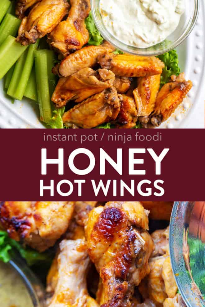 Ninja Foodi Chicken Wings with Sweet and Sticky Sauce - Posh Journal