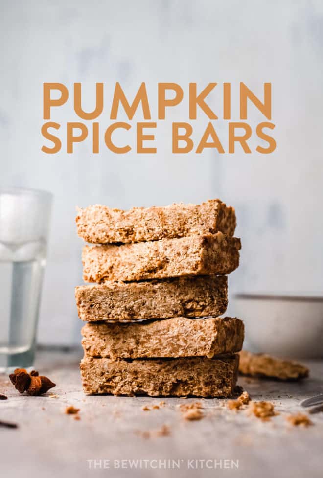 pumpkin spice bars recipe with oats