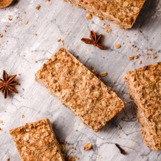 crunchy pumpkin spice oatmeal bars