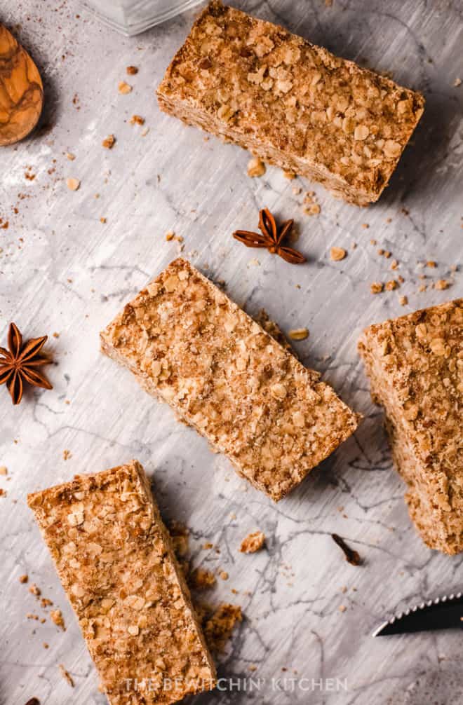 crunchy pumpkin spice oatmeal bars