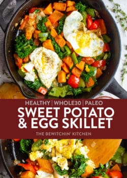 sweet potato egg skillet
