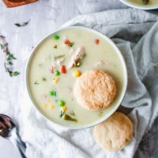 chicken pot pie soup gluten free