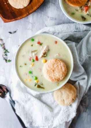 chicken pot pie soup gluten free