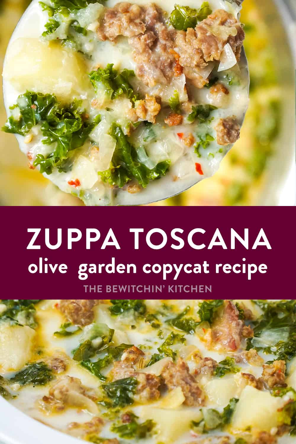Zuppa Toscana Soup Recipe (Olive Garden Copycat) | The Bewitchin' Kitchen