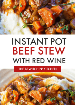 instant pot beef stew with red wine