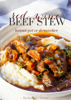 red wine beef stew