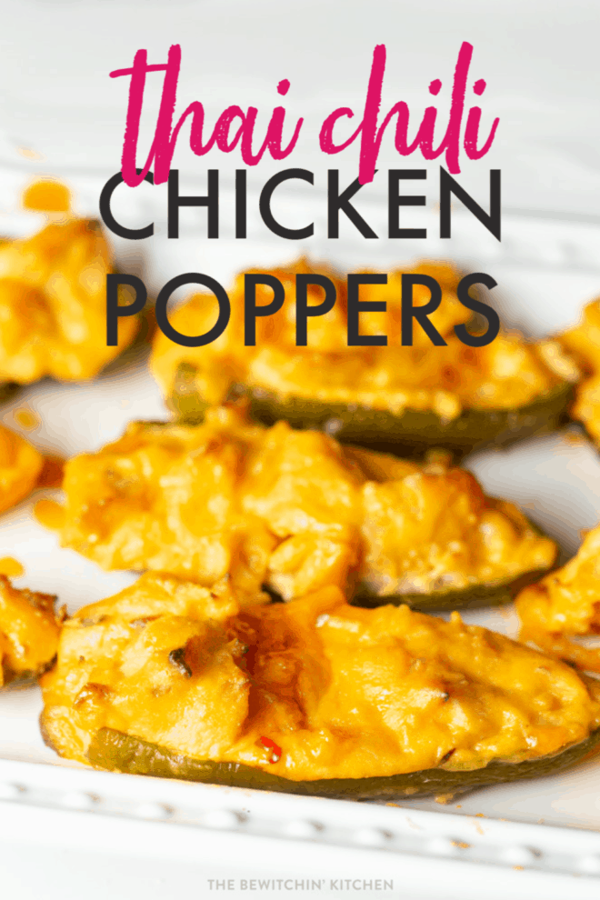 sweet thai chili chicken poppers recipe