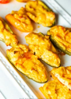 sweet thai chili chicken stuffed poppers