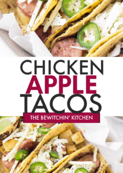 chicken apple tacos