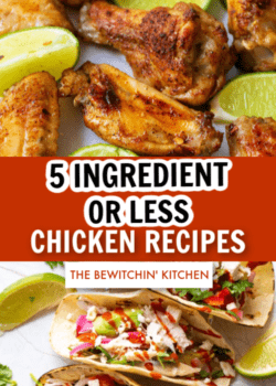 5 ingredient or less chicken recipes