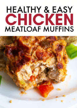 healthy chicken meatloaf muffins