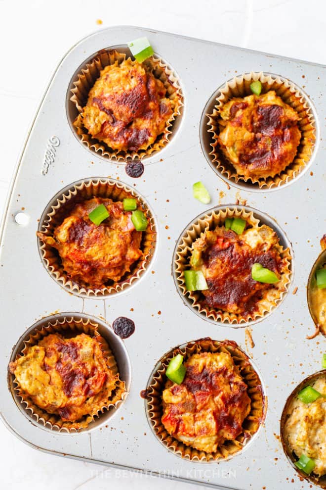 Veggie chicken meatloaf muffins